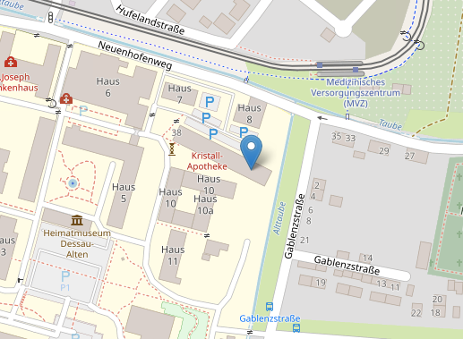 OpenStreetMaps Standort Zahnarztpraxis Guido Zuchowski